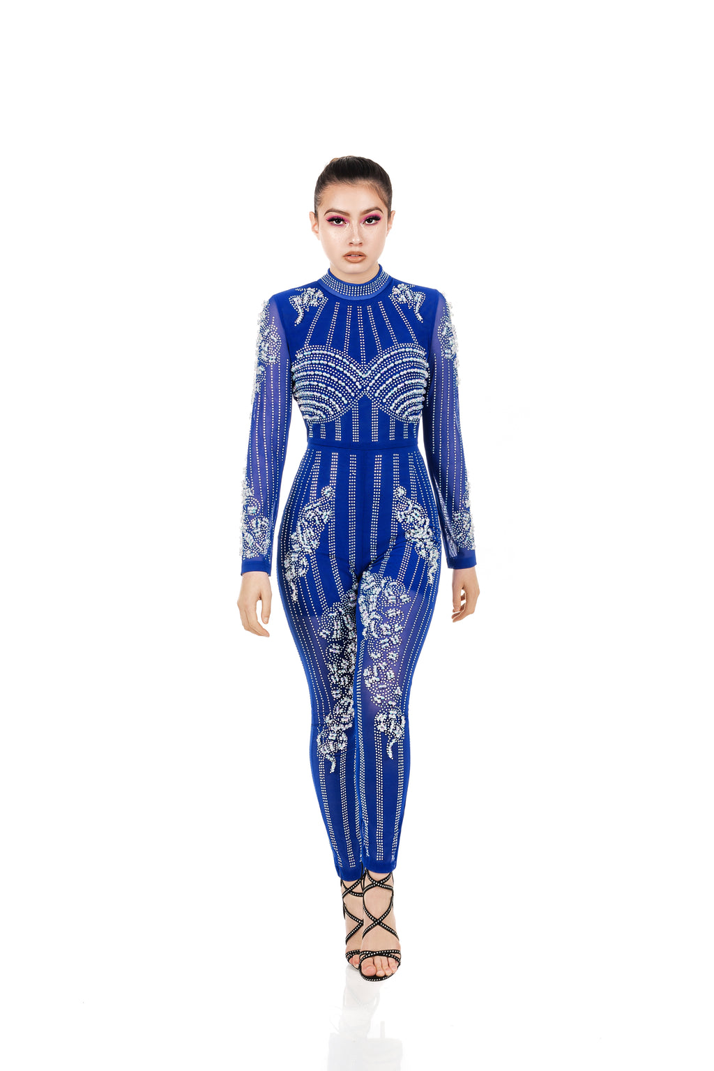 Blue Iridescent Pearl "Oyster" Bodysuit