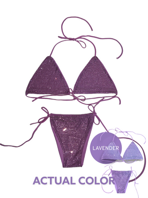 "Stone Me" Lavender Two Piece Bikini